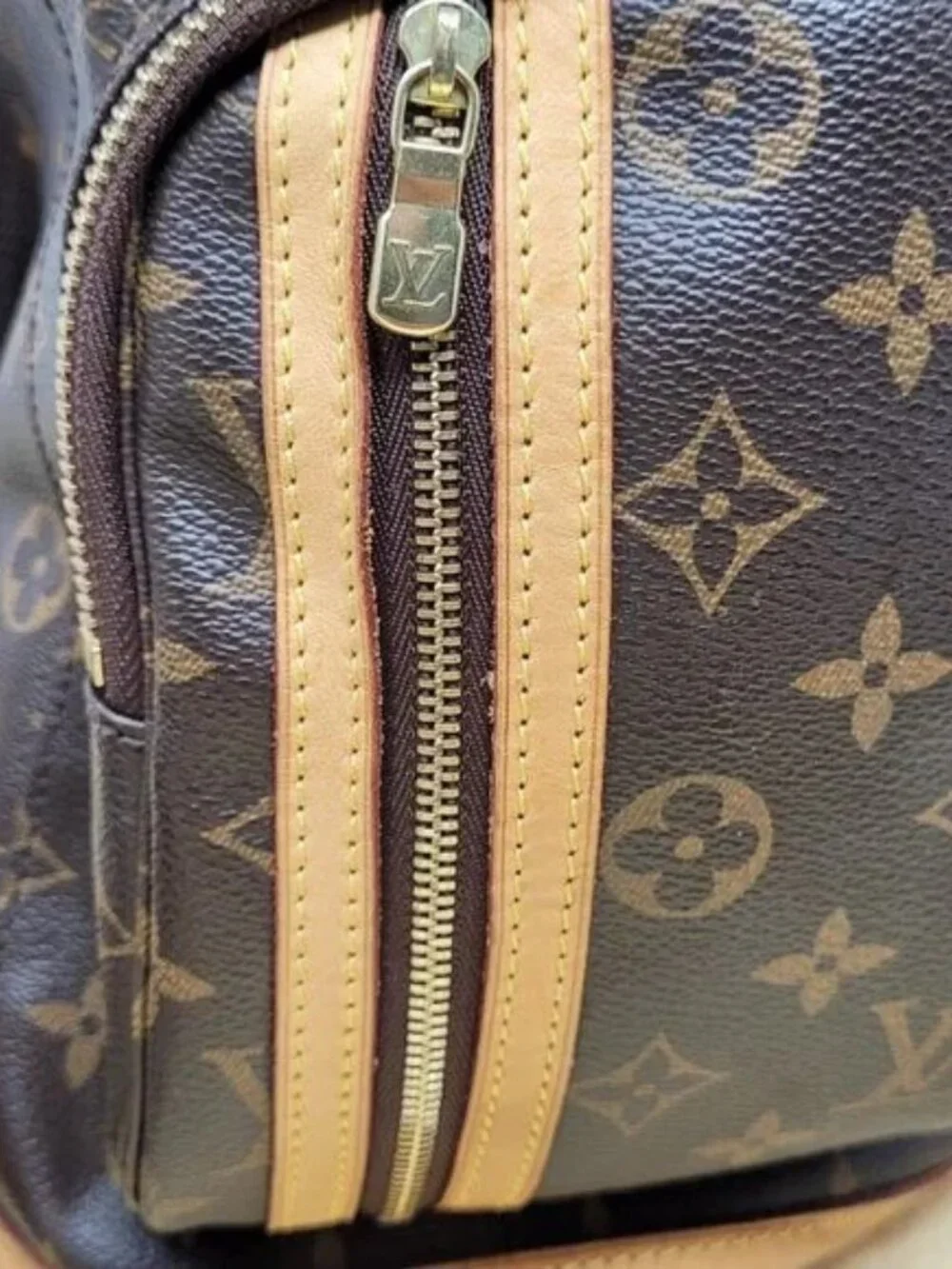 LOUIS VUITTON Monogram Canvas Backpack Sac Ad Bosp